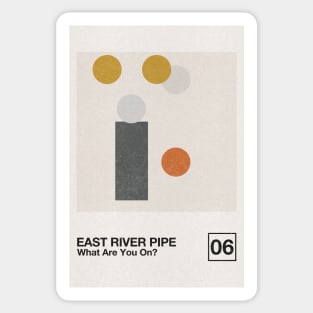 East River Pipe / Minimalist Graphic Artwork Poster Design Sticker